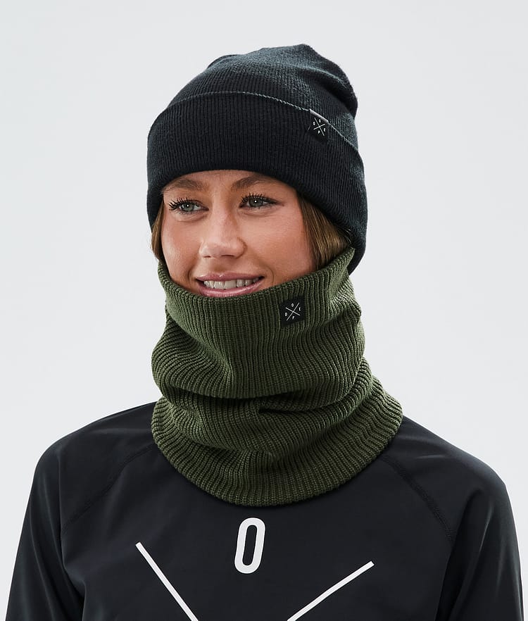 Dope 2X-Up Knitted Schlauchtuch Olive Green, Bild 3 von 3