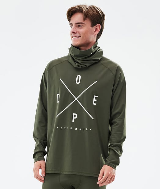 Dope Snuggle Funktionsshirt Herren Olive Green