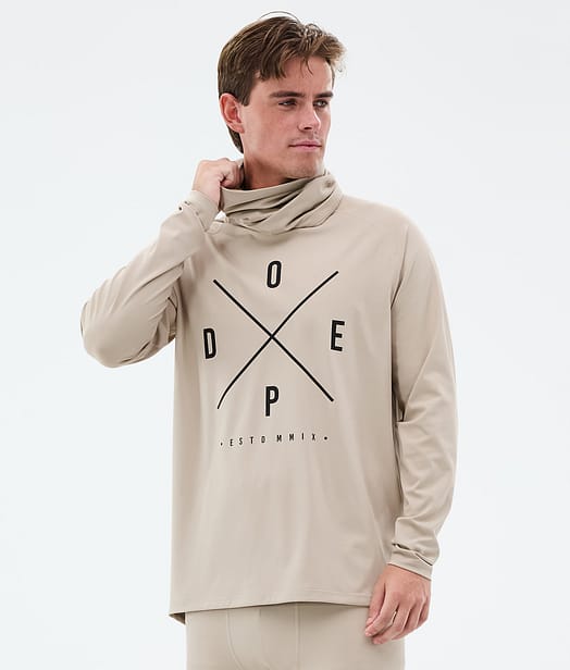 Dope Snuggle Funktionsshirt Herren 2X-Up Sand