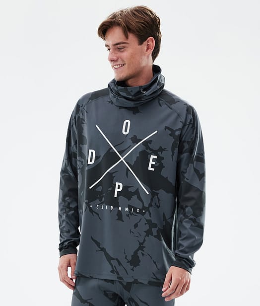 Dope Snuggle Funktionsshirt Herren Metal Blue Camo