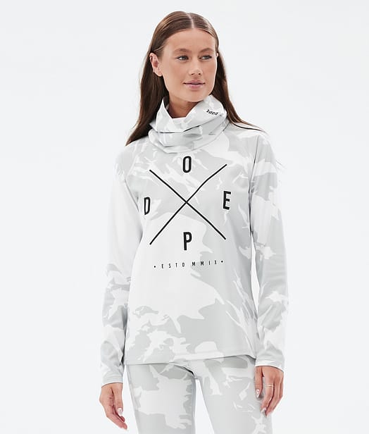 Dope Snuggle W Funktionsshirt Damen Grey Camo