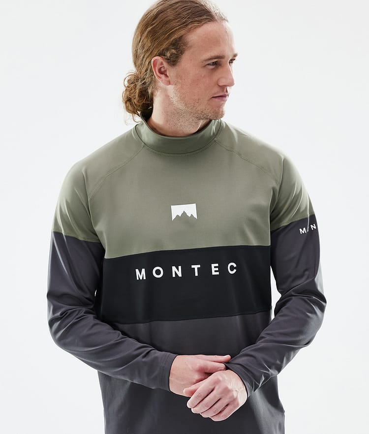 Montec Alpha Funktionsshirt Herren Greenish/Black/Phantom, Bild 2 von 5