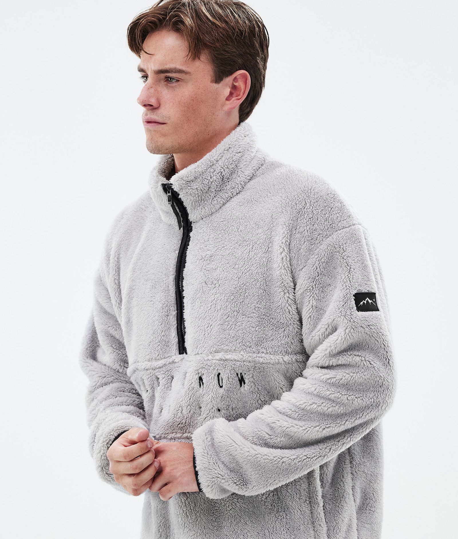 Dope Pile Fleecepullover Herren Light Grey, Bild 2 von 7