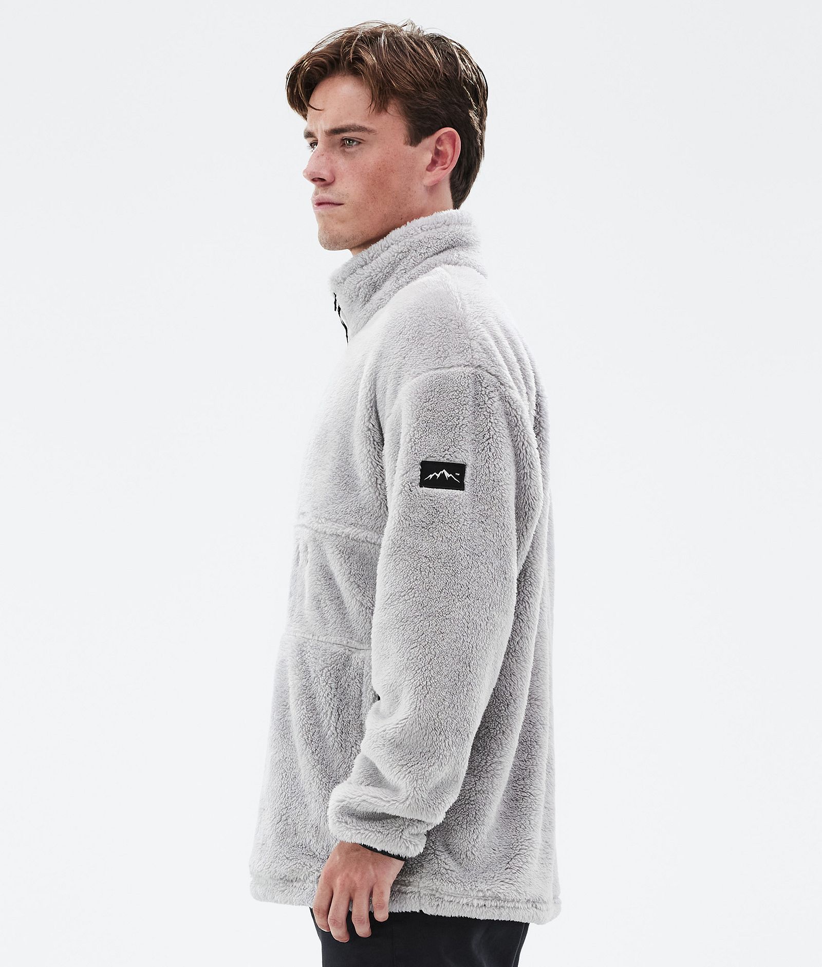 Dope Pile Fleecepullover Herren Light Grey, Bild 5 von 7