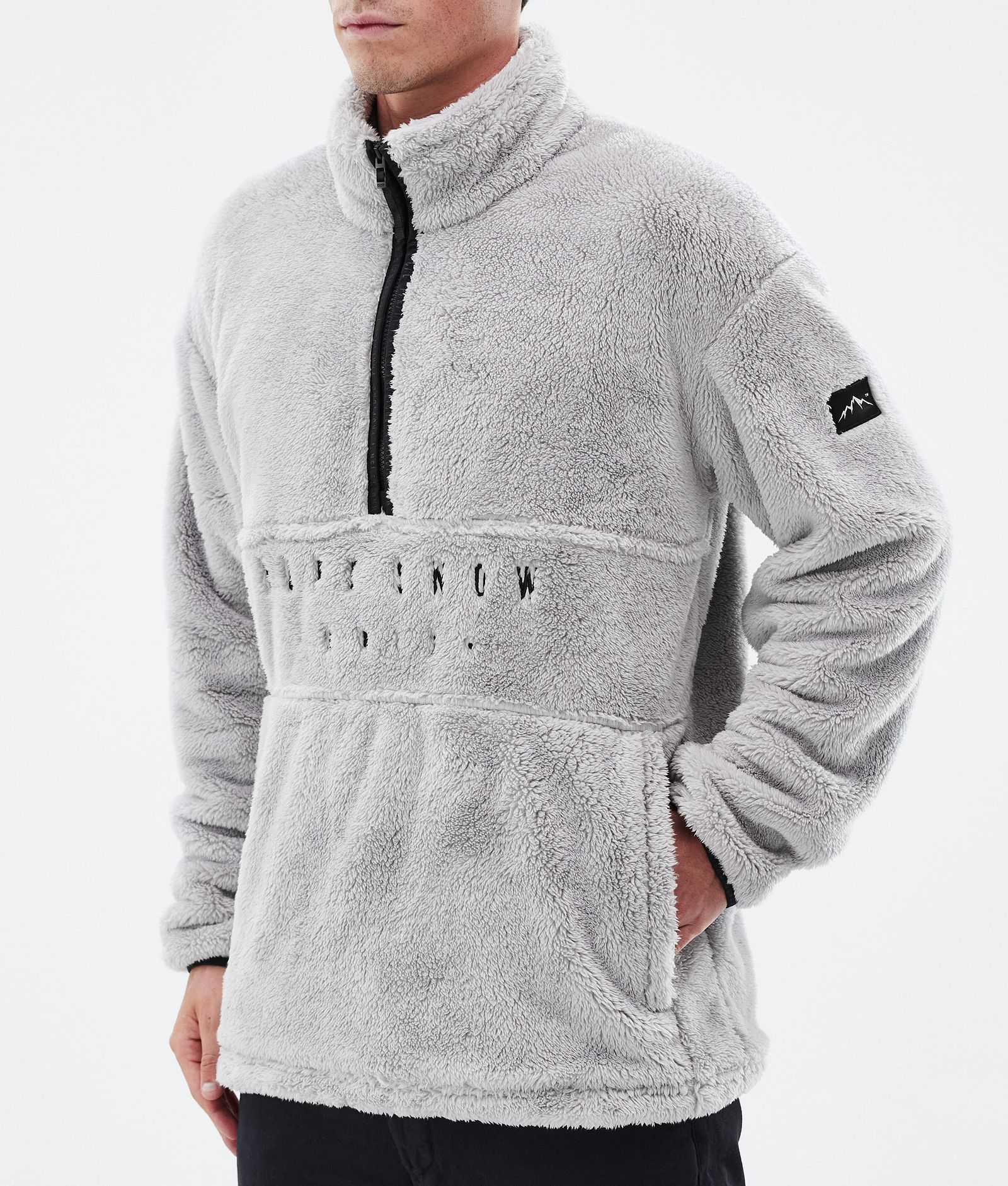 Dope Pile Fleecepullover Herren Light Grey, Bild 7 von 7