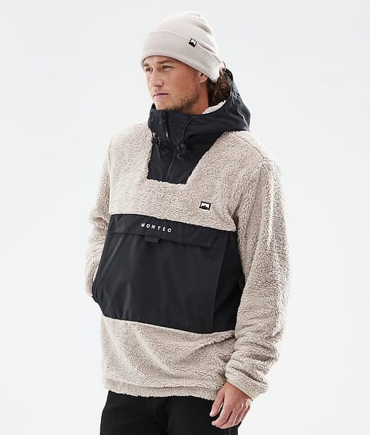 Montec Lima Fleece Hoodie Herren Sand/Black