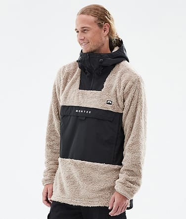 Montec Lima Fleece Hoodie Herren Sand/Black