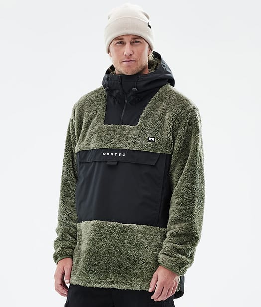 Montec Lima Fleece Hoodie Herren Greenish/Black