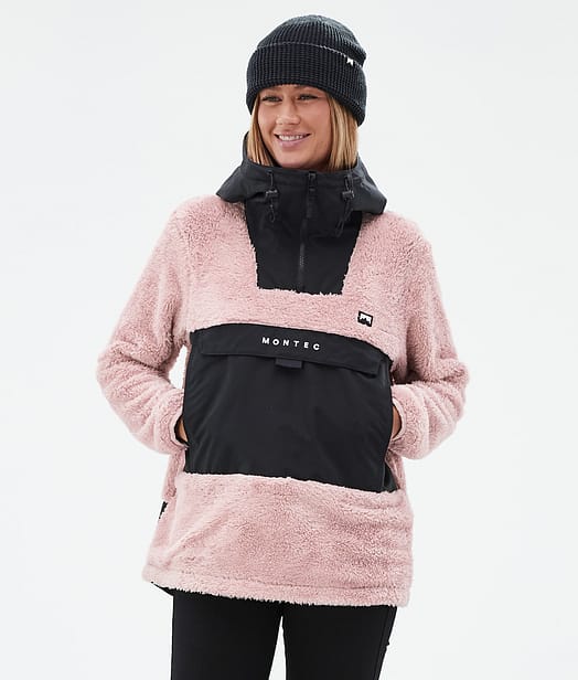 Montec Lima W Fleece Hoodie Damen Soft Pink/Black