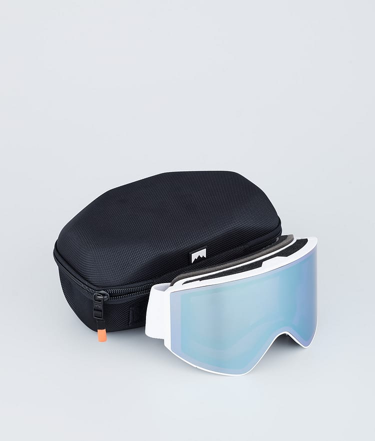 Montec Scope Skibrille White W/White Moon Blue Mirror, Bild 4 von 6