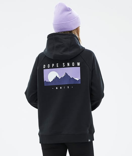 Dope Common W Hoodie Damen Silhouette Black