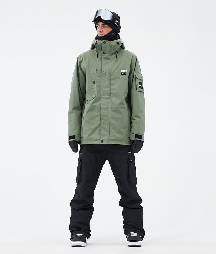 Dope Adept Snowboardjacke Herren Moss Green, Bild 2 von 9