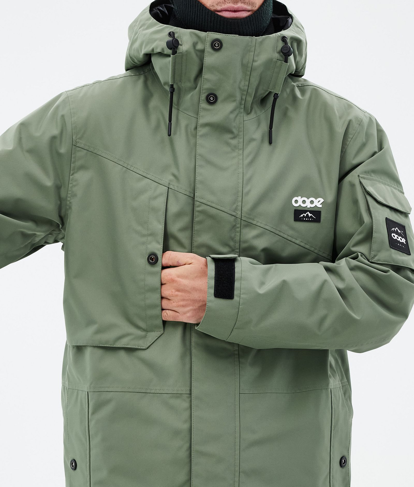 Dope Adept Snowboardjacke Herren Moss Green, Bild 8 von 9