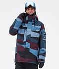 Dope Adept Skijacke Herren Shards Burgundy Blue, Bild 1 von 9