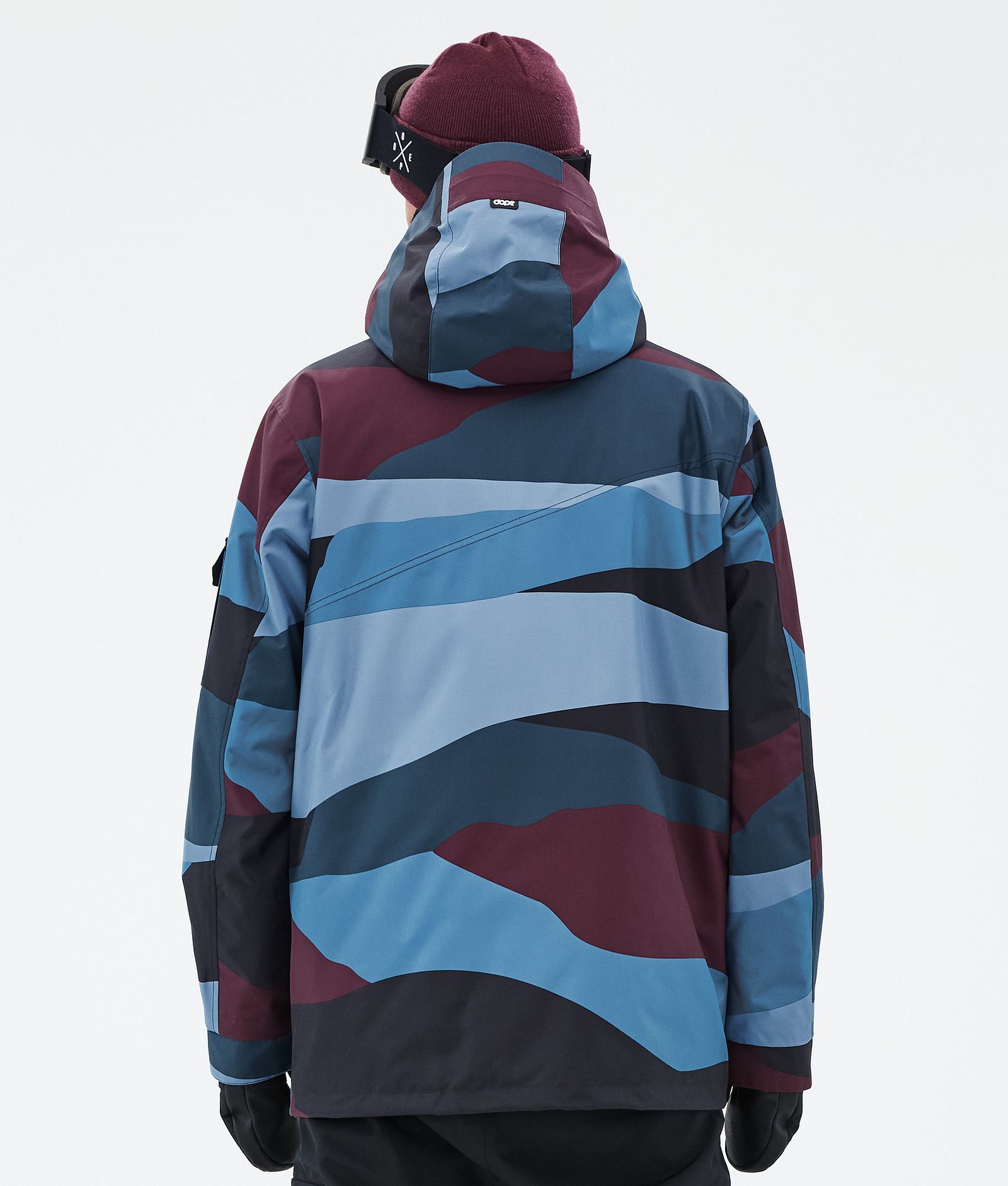 Dope Adept Snowboardjacke Herren Shards Burgundy Blue, Bild 6 von 9