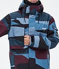 Dope Adept Skijacke Herren Shards Burgundy Blue, Bild 8 von 9