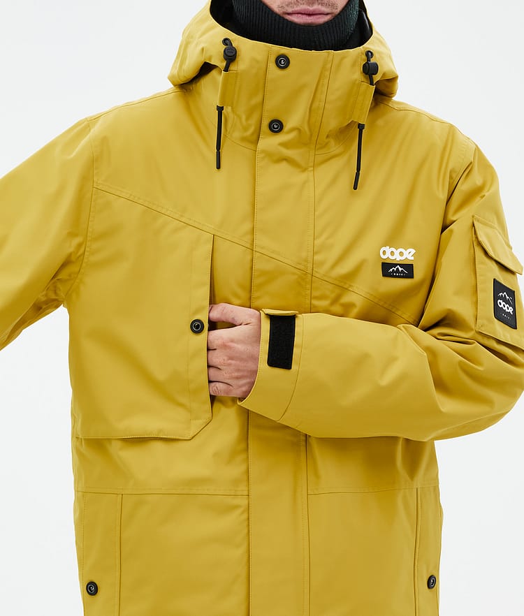 Dope Adept Snowboardjacke Herren Yellow, Bild 8 von 9