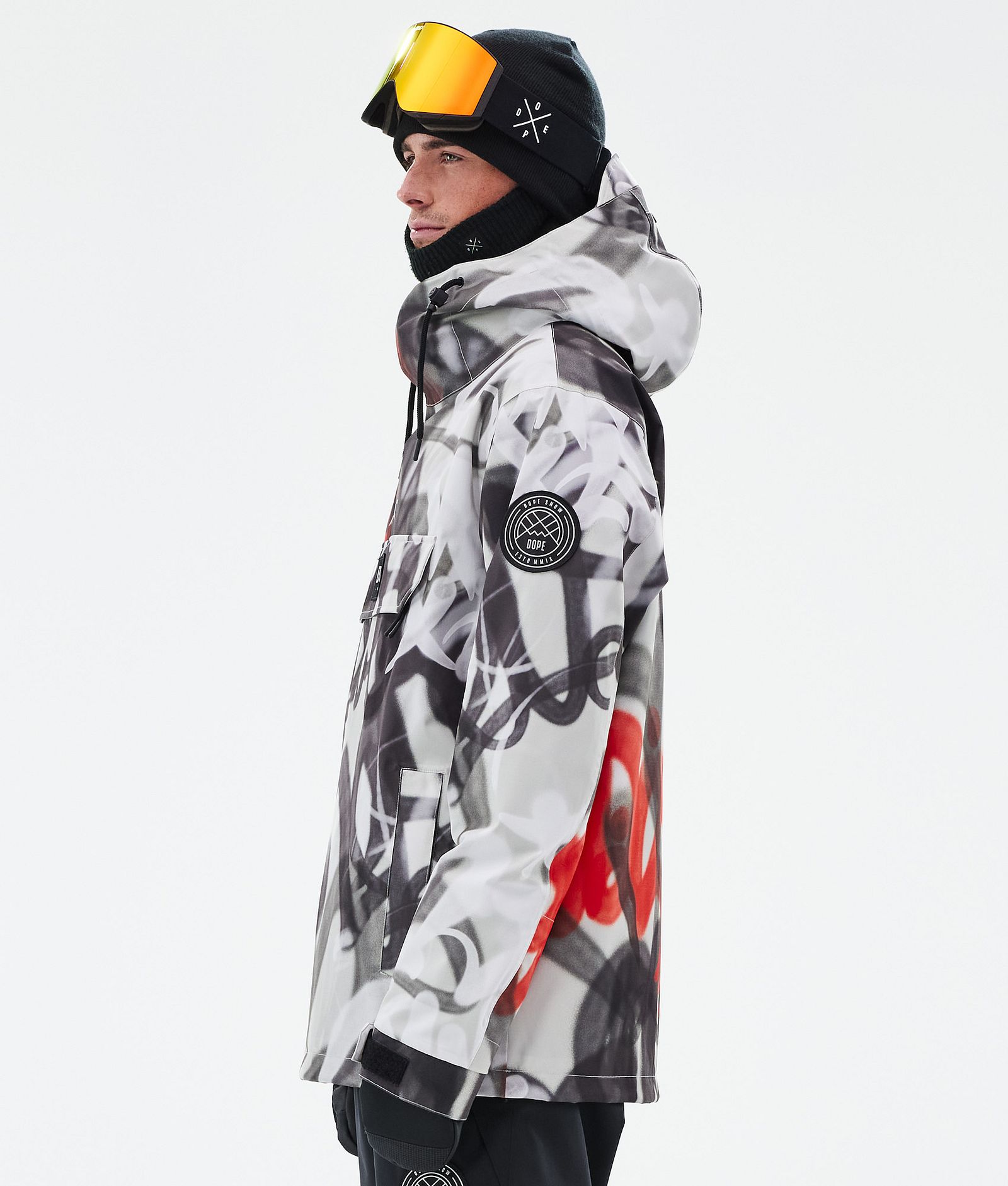 Dope Blizzard Snowboardjacke Herren Spray Black Red, Bild 5 von 8