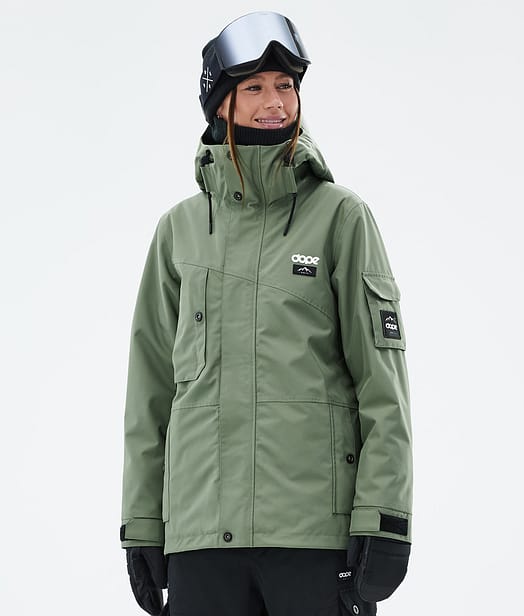 Dope Adept W Snowboardjacke Damen Moss Green