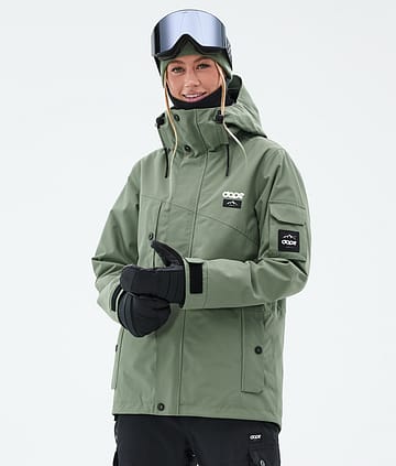 Dope Adept W Snowboardjacke Damen Moss Green