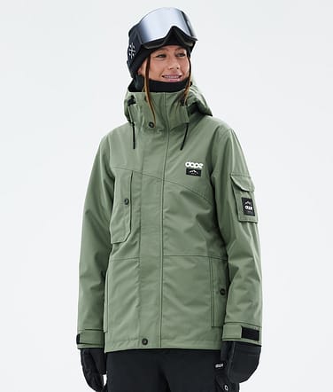 Dope Adept W Skijacke Damen Moss Green