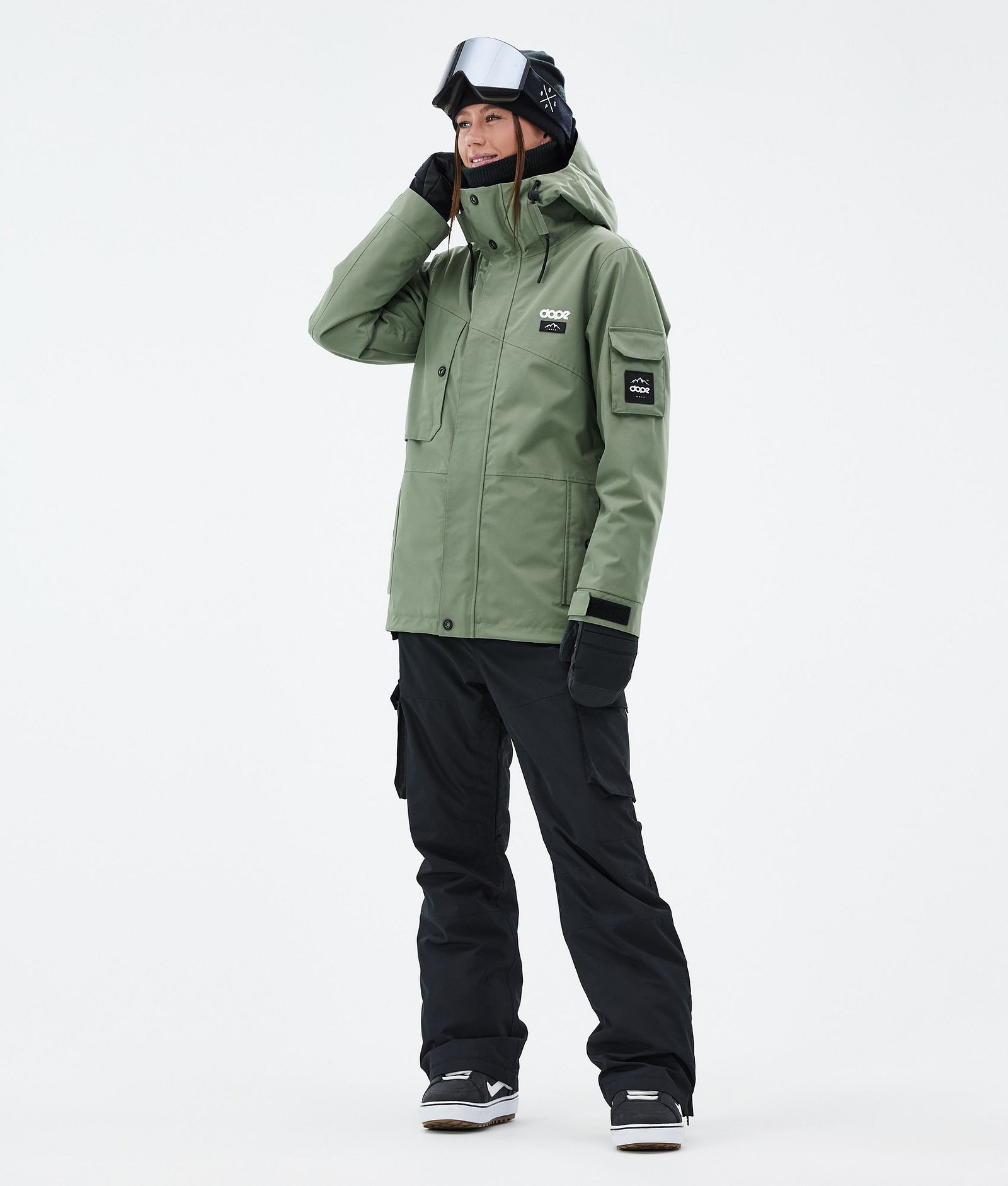 Dope Adept W Snowboardjacke Damen Moss Green, Bild 2 von 9