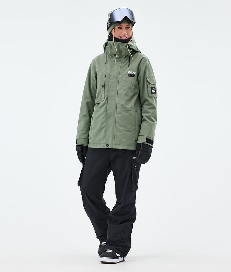 Dope Adept W Snowboardjacke Damen Moss Green, Bild 2 von 9