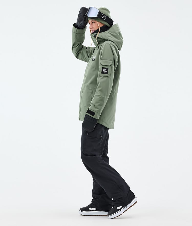Dope Adept W Snowboardjacke Damen Moss Green, Bild 3 von 9