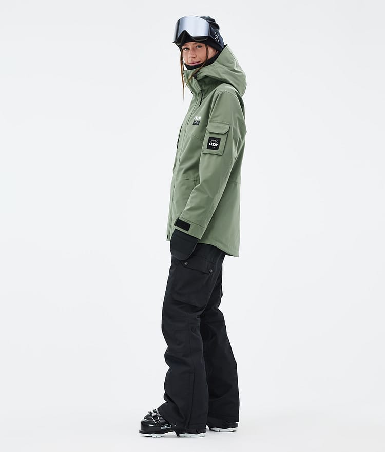 Dope Adept W Skijacke Damen Moss Green, Bild 3 von 9