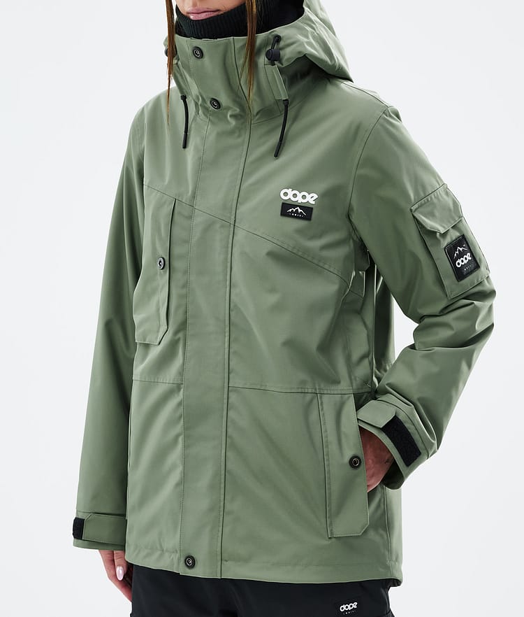 Dope Adept W Skijacke Damen Moss Green, Bild 7 von 9