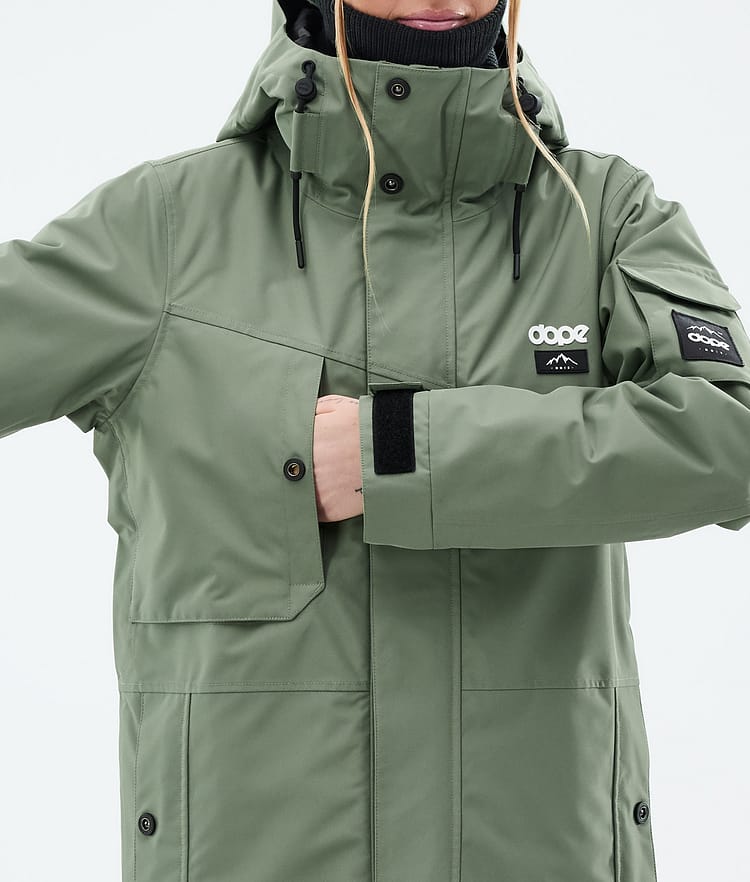 Dope Adept W Snowboardjacke Damen Moss Green, Bild 8 von 9