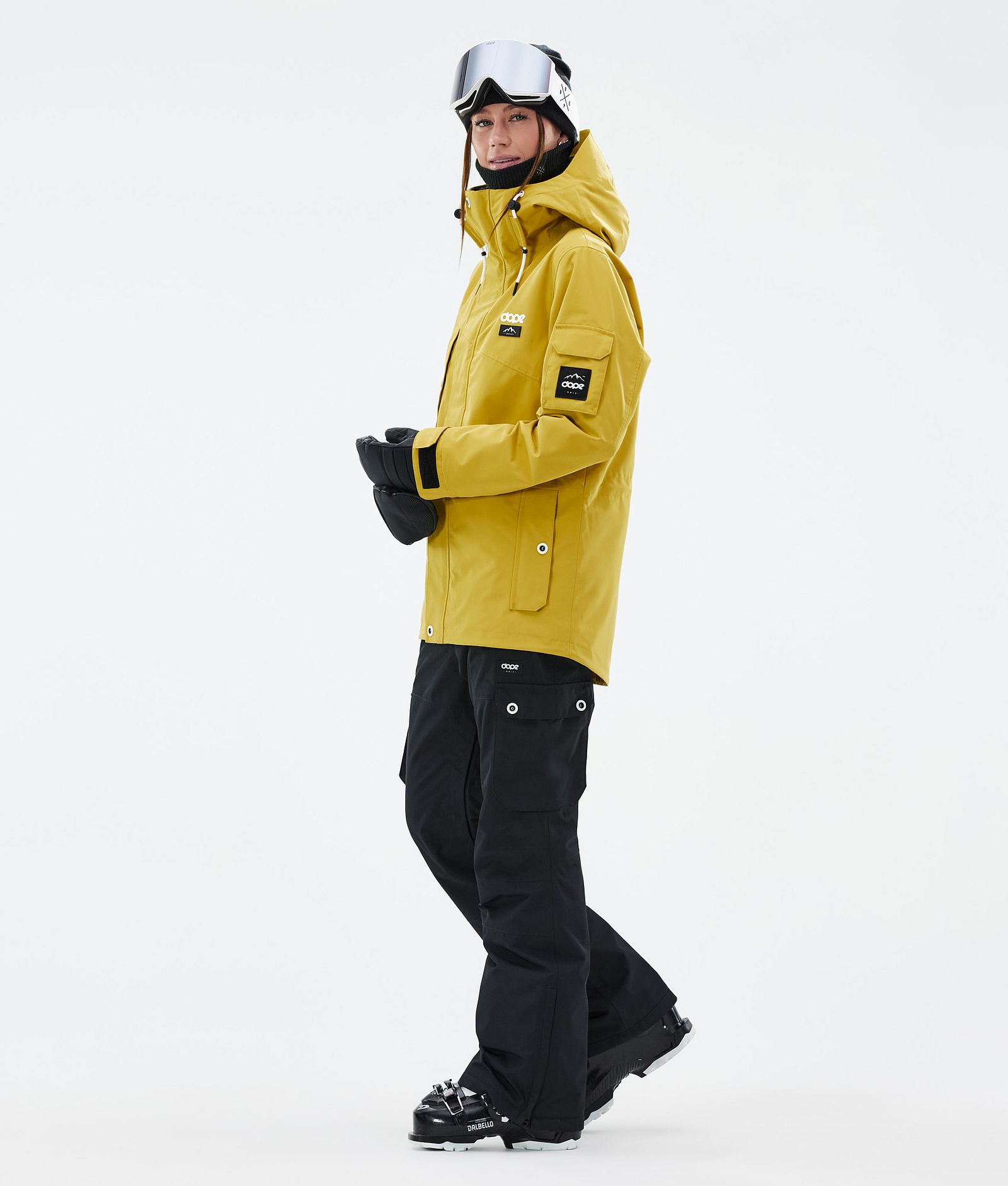 Dope Adept W Skijacke Damen Yellow, Bild 3 von 9