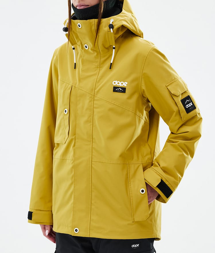 Dope Adept W Skijacke Damen Yellow, Bild 7 von 9