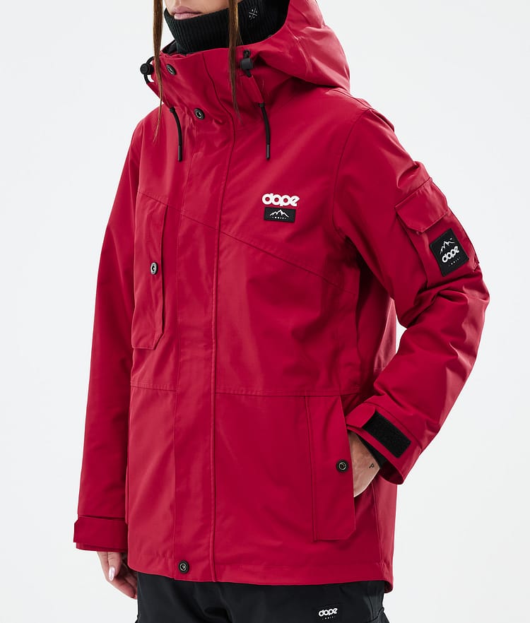 Dope Adept W Skijacke Damen Deep Red, Bild 7 von 9