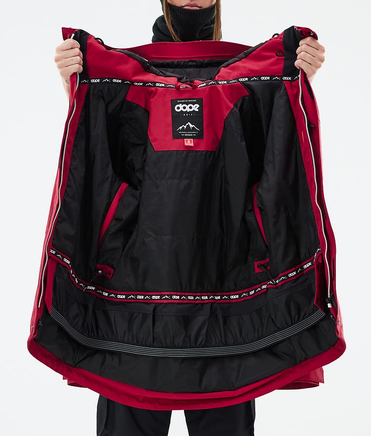 Dope Adept W Skijacke Damen Deep Red, Bild 9 von 9