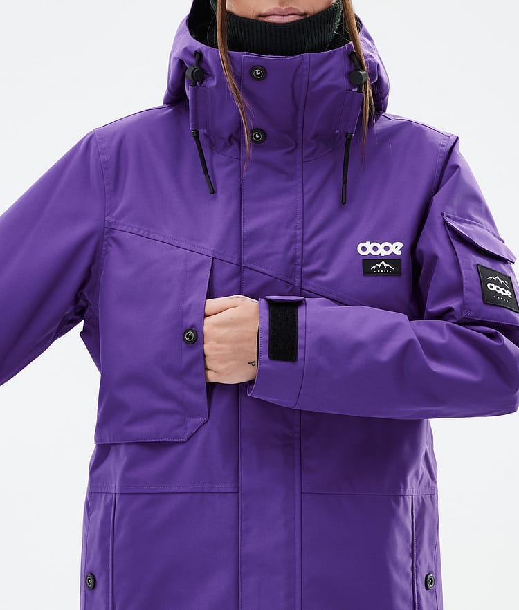 Dope Adept W Snowboardjacke Damen Vivid Purple, Bild 8 von 9