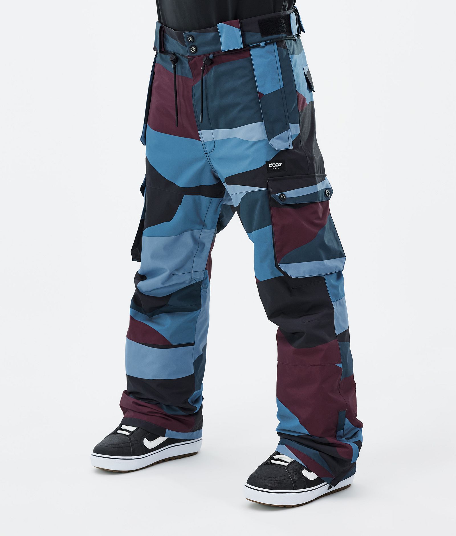 Dope Iconic Snowboardhose Herren Shards Burgundy Blue, Bild 1 von 7