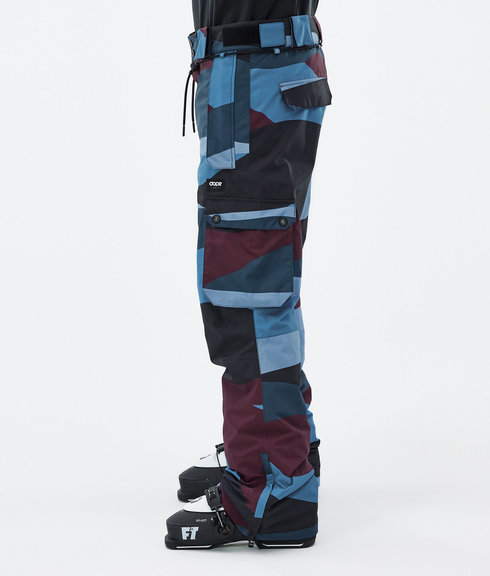 Dope Iconic Skihose Herren Shards Burgundy Blue, Bild 3 von 7