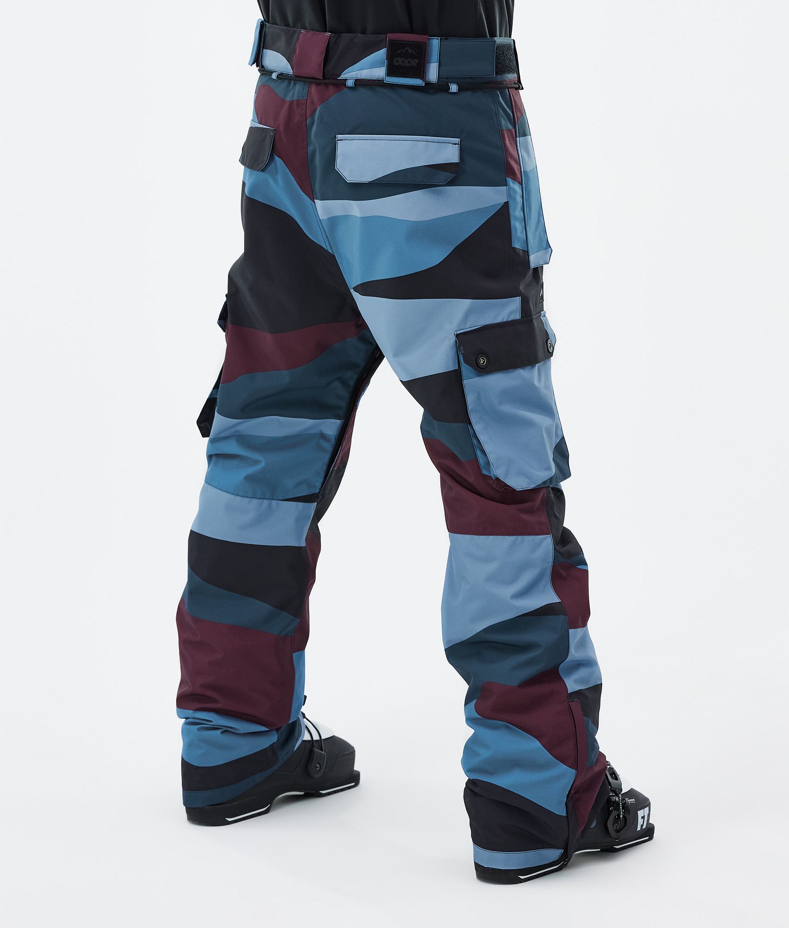 Dope Iconic Skihose Herren Shards Burgundy Blue, Bild 4 von 7