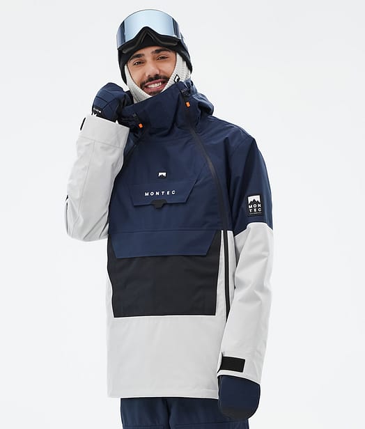 Montec Doom Snowboardjacke Herren Dark Blue/Black/Light Grey