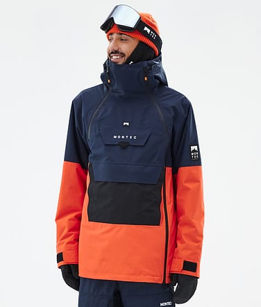 Montec Doom Snowboardjacke Herren Dark Blue/Black/Orange