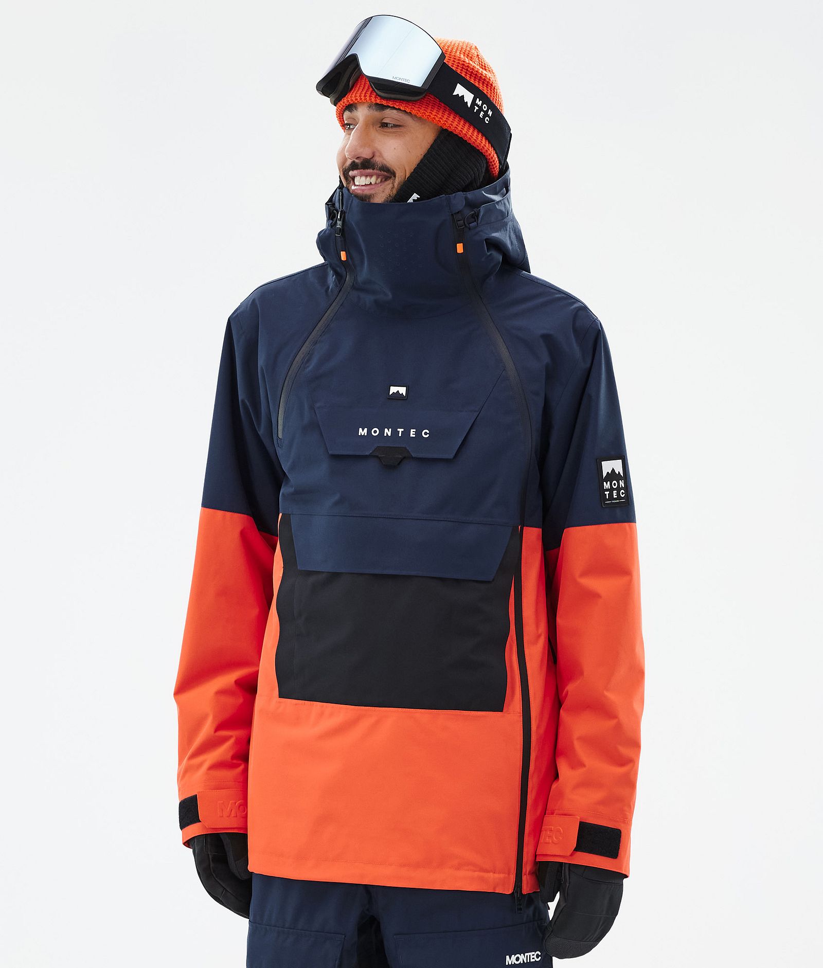 Montec Doom Skijacke Herren Dark Blue/Black/Orange, Bild 1 von 11