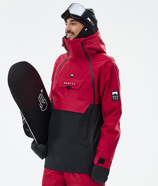 Montec Doom Snowboardjacke Herren Deep Red/Black