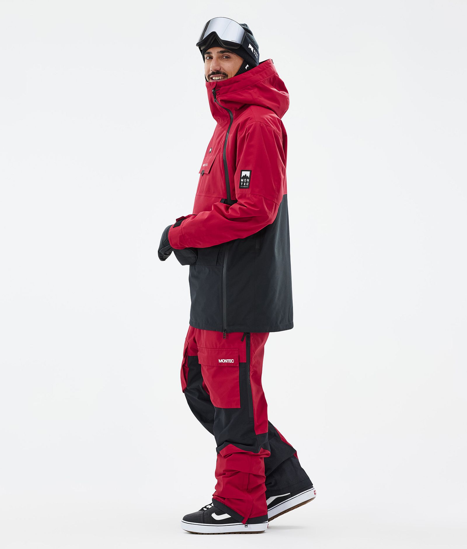 Montec Doom Snowboardjacke Herren Deep Red/Black, Bild 4 von 11