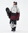 Montec Doom Snowboardjacke Herren Light Grey/Black/Burgundy, Bild 3 von 11