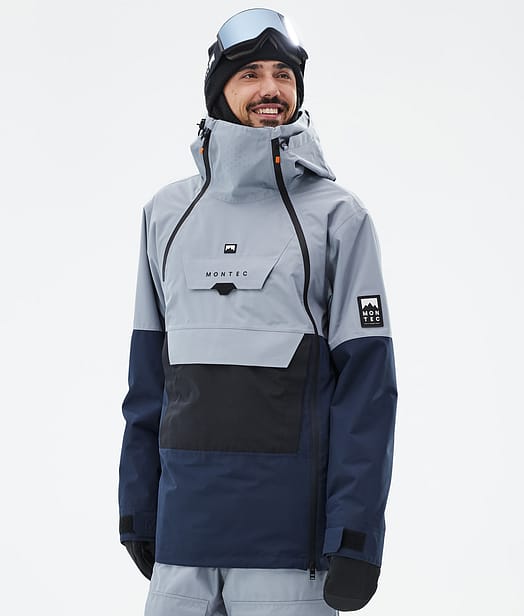 Montec Doom Snowboardjacke Herren Soft Blue/Black/Dark Blue