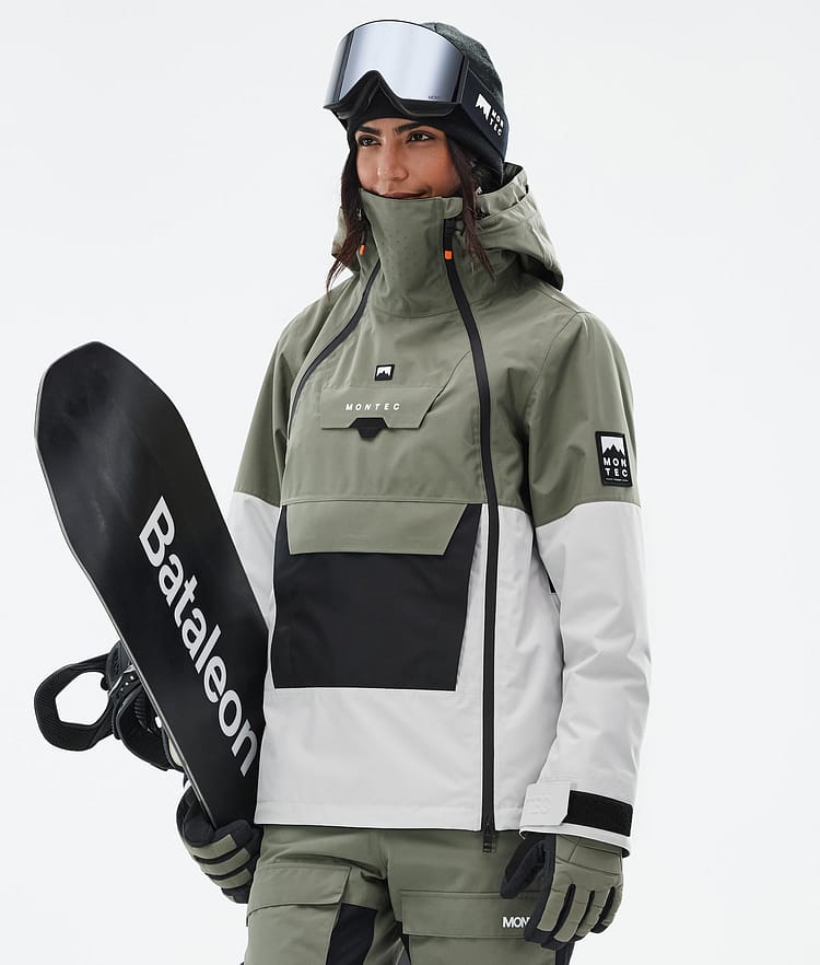 Montec Doom W Snowboardjacke Damen Greenish/Black/Light Grey, Bild 1 von 11