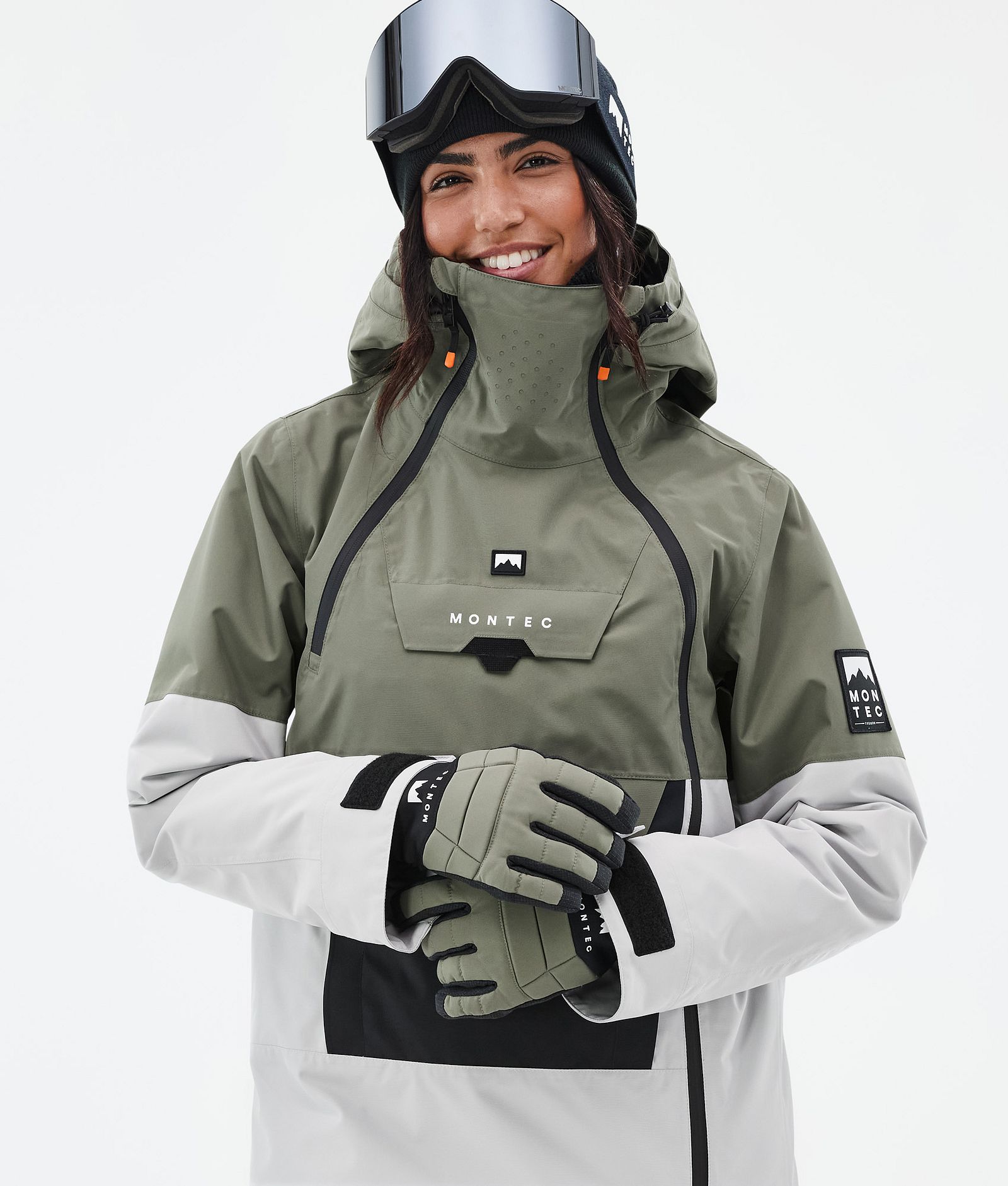 Montec Doom W Skijacke Damen Greenish/Black/Light Grey, Bild 2 von 11