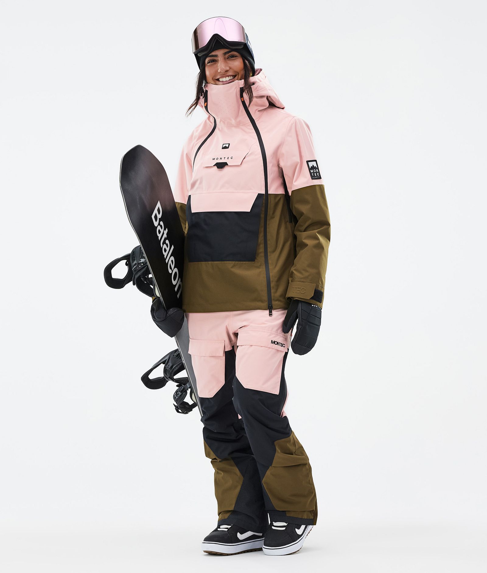 Montec Doom W Snowboardjacke Damen Soft Pink/Black/Fatigue, Bild 3 von 11