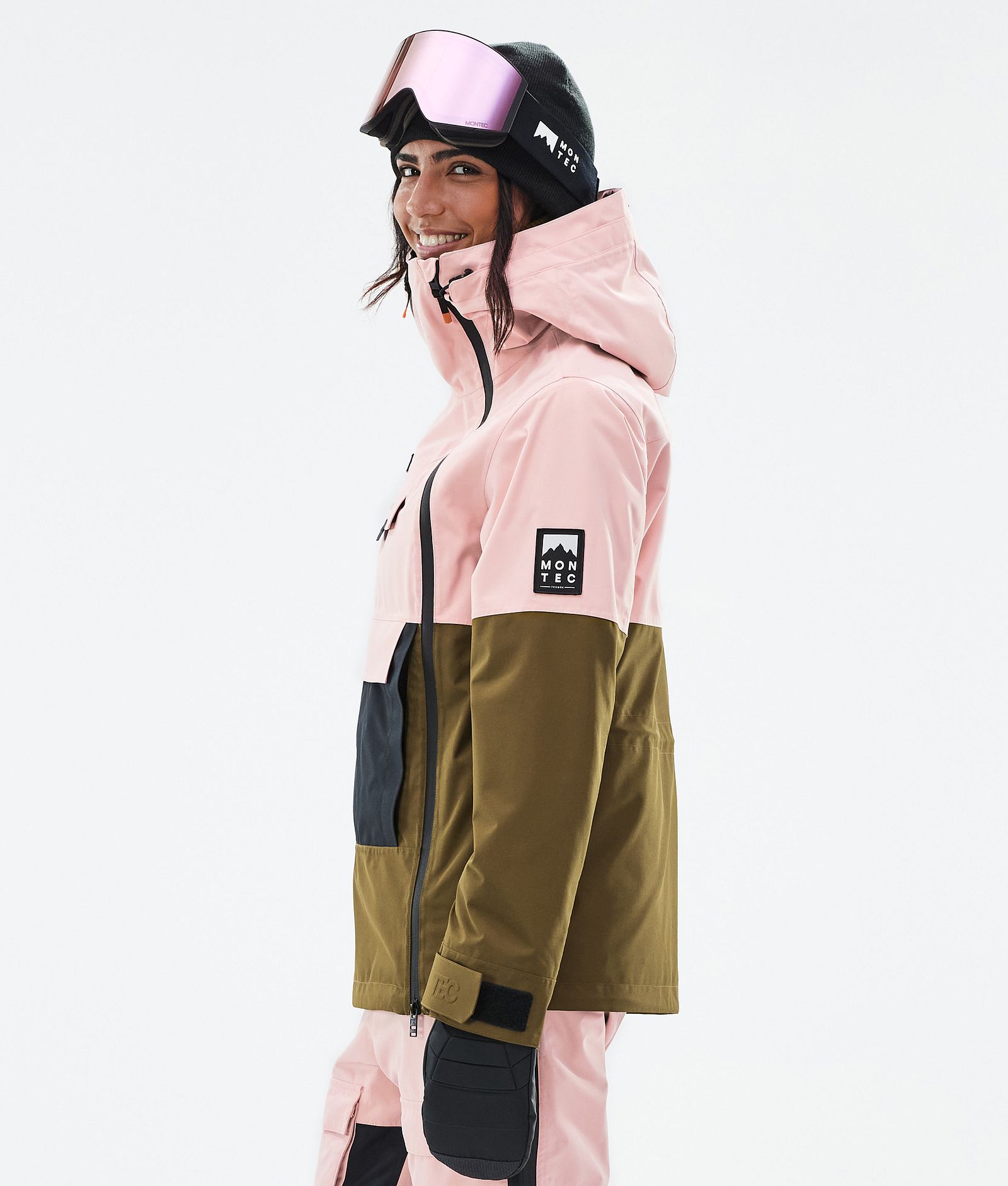 Montec Doom W Snowboardjacke Damen Soft Pink/Black/Fatigue, Bild 6 von 11